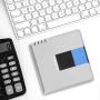 ASHATA VoIP Phone Adapter, Portable VoIP Gateway Internet Phone 2 Ports Adapter SIP RJ45 Cable for Linksys PAP2T (US)