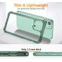 ESR Air Armor Case Compatible with iPhone 11 [Shock-Absorbing] [Scratch-Resistant] [Military Grade Protection] Hard PC + Flexible TPU Frame, for 6.1-Inch, Transparent Dark Green
