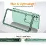 ESR Air Armor Case Compatible with iPhone 11 [Shock-Absorbing] [Scratch-Resistant] [Military Grade Protection] Hard PC + Flexible TPU Frame, for 6.1-Inch, Transparent Dark Green