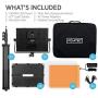 Fovitec 2-Light Ultra-Bright 1200 LED Daylight Panel Kit with Cases & Stands, 5600K, 95+ CRI, for Portraits, Product Photos, Vlogging, Video Production, Green Screen Chroma Key, & Live Streaming