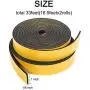 Window Soundproofing AC Sealing Foam-2 Rolls, 1 Inch Wide X 1/8 Inch Thick High Density Air Conditioner Insulation Weather Seal Total 33 Feet Long(16.5ft x 2 Rolls) n 33FT)