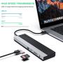 WAVLINK USB C Docking Station, 12 Port Triple Display 100W Charging Type C Adapter Compatiable for MacBook and Windows with DP&HDMI&VGA, 4 USB Ports, SD/TF Card Reader, Gigabit Ethernet, Audio