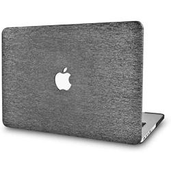 LuvCase Laptop Case for Old MacBook Pro 13'' Retina Display (2015/2014/2013/2012 Release) A1502/A1425 Leather Hard Shell Cover (Silver Grey Leather)