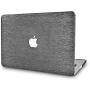 LuvCase Laptop Case for Old MacBook Pro 13'' Retina Display (2015/2014/2013/2012 Release) A1502/A1425 Leather Hard Shell Cover (Silver Grey Leather)