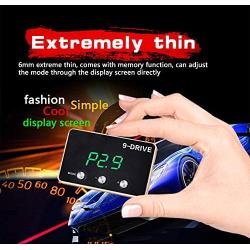 Throttle Response Controller,9 Drive 9-Mode 807 Universal Electronic Throttle Controller Racing Accelerator Potent Booster Tuning Parts Accessory Compatible with CHRYSLER DODGE JEEP MASERATTI