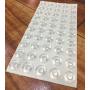 Pack of 100 Sound Dampening Cabinet Door Bumpers - Clear Soft Close Self Adhesive Rubber Pads - Transparent Rubber Feet for Drawers, Cupboards