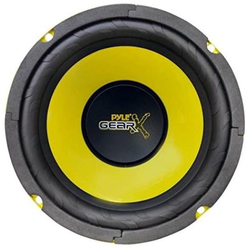 Pyle 6.5 Inch Mid Bass Woofer Sound Speaker System - Pro Loud Range Audio 300 Watt Peak Power w/ 4 Ohm Impedance and 60-20KHz Frequency Response for Car Component Stereo PLG64