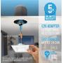 PARMIDA 4 inch Dimmable LED Square Recessed Retrofit Lighting, Easy Downlight Installation, 9W (65W Eqv.), 600lm, Ceiling Can Lights, Energy Star & UL-Listed, 5 Year Warranty, 5000K - 12 Pack
