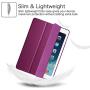Fintie Case for iPad Mini 3/2 / 1 - Lightweight Smart Slim Shell Translucent Frosted Back Cover Protector Supports Auto Wake/Sleep for iPad Mini 1 / Mini 2 / Mini 3, Purple