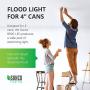 Sunco Lighting 10 Pack BR20 LED Bulb, 7W=50W, Dimmable, 3000K Warm White, 550 LM, E26 Base, Indoor Flood Light for Home or Office Space - UL & Energy Star