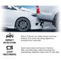 Rovi CL-6001 Magnetic Mount 1080p Full HD High Definition Panoramic Car Dash Camera Recorder with 1.5 Inch Wide Screen Wi-Fi, GPS, Loop Video Recording, Impact Detection and 360 Degree Rotation