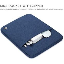 NIDOO 10 Inch Laptop Sleeve Case Water Resistant Protective Cover Portable Carrying Bag for 10.2'' iPad / 9.7'' 10.5'' 11'' iPad Pro / 10.5'' iPad Air / 11'' iPad Pro 2020/10'' Microsoft Surface Go, Blue