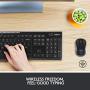 Logitech MK270 Wireless Keyboard and Mouse Combo - Keyboard and Mouse Included, Long Battery Life