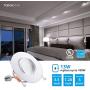 TORCHSTAR 5/6 Inch Gimbal LED Retrofit Downlight, Adjustable Recessed Ceiling Light, Dimmable 13W(100W Eqv.), 900lm, UL & Energy Star Listed, CRI90, 5000K Daylight, Damp Location, Pack of 4
