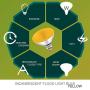 Dysmio Lighting 100 Watt BR38 Incandescent Flood Light Bulb Yellow Bug Light, 4 Pack