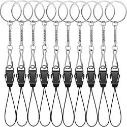 YOUOWO 10 pcs Lanyards for USB Flash Drive Cell Phone Keys iPod mp3 mp4 strap ID Card Badge small lanyard and Other Small Electronic Devices Can disassemble Phone Charms detachable lanyard(10 Pack)