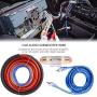 2800W 4 Guage Amplifier Installation Wiring Kit Subwoofer Wiring Kit with RCA Interconnect and Speaker Wire Car Audio Subwoofer Wire AMP Wiring Auto Audio Cables