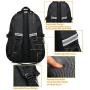 Backpack Bookbag for School College Student Travel Business Hiking Fit Laptop Up to 15.6 Inch