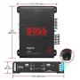 BOSS Audio Systems R1004 4 Channel Car Amplifier – Riot Series, 400 Watts, Full Range, Class A/B, 2 Ohm Stable, IC (Integrated Circuit) Great for Car Speakers and Car Stereos