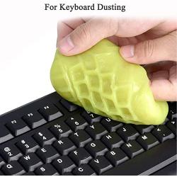 ColorCoral Dust Cleaning Gel Universal Dust Remover for Keyboard Cleaning Car Dashboard Detailing Home and Office Dust Cleaning Electronic Dusting Slime Putty 160G