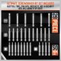 HORUSDY 208-Piece Screwdriver Bit Set, Made Chrome Vanadium Steel Security Bit