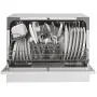 Danby DDW621WDB Countertop Dishwasher with 6 Place Settings, 6 Wash Cycles and Silverware Basket, Energy Star-Rated with Low Water Consumption and Quiet Operation