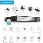 DEFEWAY 16 Channel Security Camera System,1080P Lite 16CH Surveillance DVR Recorder System, 16 x 720P Weatherproof Indoor Outdoor Cameras with Night Vision, Pre-Installed 2TB Hard Drive,Remote Access