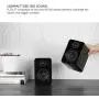 Kanto 2 Channel Powered PC Gaming Desktop Speakers – 3'' Composite Drivers 3/4'' Silk Dome Tweeter – Class D Amplifier - 100 Watts - Built-in USB DAC - Subwoofer Output - YU2GB (Gloss Black) Kanto 2 Channel Powered PC Gaming Desktop Speakers – 3'' Composite Drivers 3/4'' Silk Dome Tweeter – Class D Amplifier - 100 Watts - Built-in USB DAC - Subwoofer Output - YU2GB (Gloss Black)