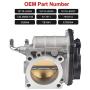 WMPHE Compatible with Electronic Throttle Body Assembly Nissan 2007-2013 Altima,2008-2013 Rogue,2007-2012 Sentra Replace OE# S20054 67-7011 16119-JA00A - Fuel Injection Throttle Body