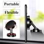 Car Cell Phone Magnetic Holder, MamaWin Aluminum Alloy 360°Rotation Luminous Portable Car Smart Phone Holder Stand, Metal Mobile Phone Holder for iPhone, Android Phone, 2 Pack