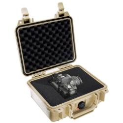 Pelican 1200 Camera Case With Foam (Desert Tan)