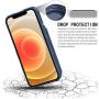 Arae Compatible with iPhone 12 Case and iPhone 12 Pro Case - Wallet Case with PU Leather Card Pockets Back Flip Cover for iPhone 12/12 Pro 6.1 inch - Blue