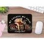 oFloral Girl Gaming Mouse Pad Pin Up Blondie On Motorcycle Woman Playing Poker Cards Decorative Mousepad Rubber Base Home Decor for Computers Laptop Office Home 7.9X9.5 Inch