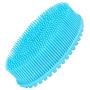 Silicone Bath Shower Loofah Brush, 100% Silicone Gentle Back Scrubber, Best Body exfoliating loofa Brush Gift for Baby Kids Men Father Mother Wife Family (Blue) Silicone Bath Shower Loofah Brush, 100% Silicone Gentle Back Scrubber, Best Body exfoliating loofa Brush Gift for Baby Kids Men Father Mother Wife Family (Blue)