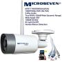 Microseven 5MP UltraHD 2560x1920 WiFi 2 Two-Way Audio,Built-in Amplified Mic &Speaker,Alexa,SD Slot,Outdoor IP Camera,Day&Night, Human Motion Detection, FTP, Cloud,Web,Apps,VMS,ONVIF,Broadcasting