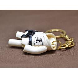 Judo Gi Uniform Sports 3D Leather Keychain(L) VANCA Craft-Collectible Keyring Charm Pendant Made in Japan