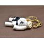 Judo Gi Uniform Sports 3D Leather Keychain(L) VANCA Craft-Collectible Keyring Charm Pendant Made in Japan