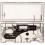 Fowler Full Warranty Xtra-Value II Electronic Micrometer with Grey Enamel Finish, 54-870-001-0, 0-1''/0-25mm Measuring Range, 0.00005''/0.001mm Resolution, 0.00016''/0.004mm Accuracy, RS-232 Output