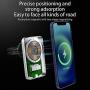 Magnetic Phone Car Mount,Magnetic Wireless Car Charger Compatible for iPhone 12 Series,Phone Car Holder with Stronger Vent Clip, Hands Free Cell Phone Holder for Car-White