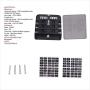 circuit breaker Fuse Block W/Negative Bus - JOYHO 6 Way Fuse Distribution Box with Ground, With Protection Cover, Bolt Connect Terminals, 70 pcs Stick Label, for Automotive Vehicle Boat Marine