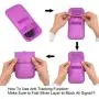 Faraday Bag for Key Fob, Wisdompro RFID Key Fob Protector RF Car Signal Blocking, Anti-Theft Pouch, Anti-Hacking Case Blocker - Purple Faraday Bag for Key Fob, Wisdompro RFID Key Fob Protector RF Car Signal Blocking, Anti-Theft Pouch, Anti-Hacking Case Blocker - Purple