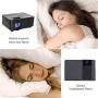 OHDERII Projector,Lumens Projector for Outdoor Movies with Maximum 200'' Display and 1080p Supported, 50,000 Hour Operating Life Compatible with HDMI, VGA and USB for Gaming and Movies