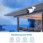 HDView 2.4MP 4-in-1 (HD-CVI/TVI/AHD/960H) Bullet Security Camera 3.6mm Lens Weatherproof IP66 Smart IR Night Vision Anti IR Reflection 30fps@1080P COC OSD Outdoor CCTV Camera for Home Surveillance