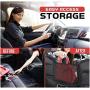 Car Net Pocket Handbag Holder, Handbag Holder for Purse Storage Phone Documents Pocket, Helps as Dog Barrier. (No Pocket net)