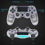 Game Controller for PS4,Wireless Controller for Playstation 4 with Dual Vibration Game Joystick (White)