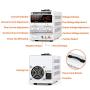 RoMech 30V 5A DC Power Supply Variable - Adjustable Switching DC Regulated Bench Power Supply (Stable Outputs, Alligator Leads & Spare Fuse Included)