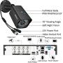 SANSCO 1080P Wired Security Cameras System, 8CH HD DVR with 1TB Hard Drive for 24/7 Recording, 4Pcs 2MP CCTV Outdoor Indoor Waterproof Surveillance Cameras, Night Vision, Remote Access, Motion Alert