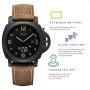 iTouch Connected Hybrid Smartwatch Fitness Tracker Heart Rate Step Counter Sleep Monitor Connected GPS Notifications IP68 Waterproof for Women and Men up to 30 Day Battery Compatible w Android & iOS