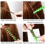 Emoly 60 Pieces Plastic Spiral Hair Perm Rod Spiral Rod Barber Hairdressing Hair Rollers Salon Tools for Women and Girls