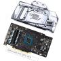 Bykski GPU Copper Water Cooling Block for MSI GeForce RTX 3070 RTX3060 Ti Ventus (5V LED GPU Block with Backplate)
